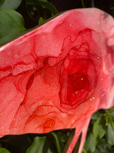 Load image into Gallery viewer, 20 Inch Alcohol Ink and Resin Flamingo
